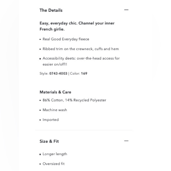 Aerie pink stripe oversized sweater large crewneck sweatshirt NWT - Picture 5 of 16